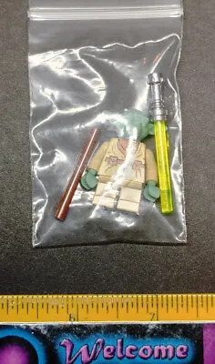 Buy Vintage Original Lego Star Wars Yoda Minifigure + Lightsaber + Walking Stick • 93.78£