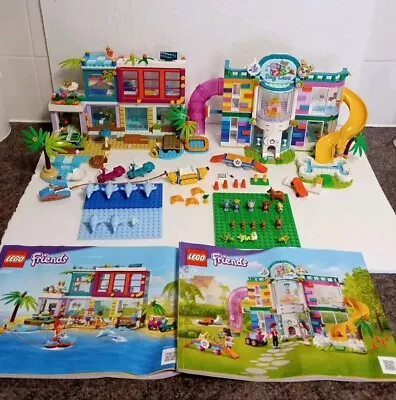 Buy Lego Friends 41718 Pet Day Care Centre / 41709 Vacation Beach House / No Figures • 8.50£