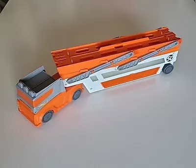 Buy Orange Hot Wheels Car Transporter • 7£