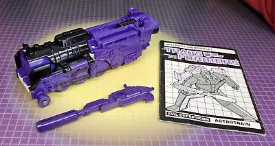 Buy Vintage Hasbro Transformers G1 Triple Changer Astrotrain Complete W/Insts • 36.95£