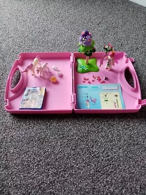 Buy Playmobil Set 5995 Fairy Princess With Unicorns In Pink Carry Case - Complete • 5£