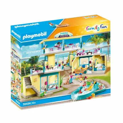 Buy PLAYMOBIL 70434 Family Fun Playmo Beach Hotel Playset • 20£