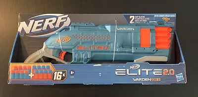 Buy NERF Elite 2.0 Warden DB-8 Pumb Action 2 Dart Blasting Gun &16 Ammos | Up To 26m • 14.24£