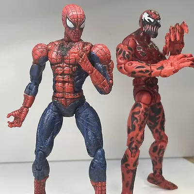 Buy Marvel Legends Toybiz- Spiderman & Carnage Action Figure Bundle  • 11£
