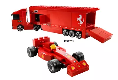 Buy 2008 LEGO 8153 Racer Ferrari F1 Truck 1:55 Full Truck -C357 • 26.75£