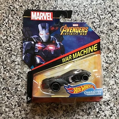 Buy Hot Wheels Marvel Avengers Infinity War - War Machine Character Car. • 5.95£