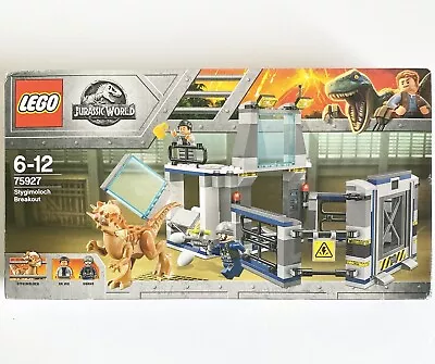 Buy Lego Jurassic World 75927 Stygimoloch Breakout Dino Dr Wu Guard Minifigures *new • 59.99£
