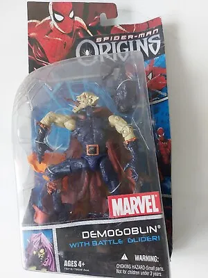 Buy Spiderman Origins - Demogoblin Super Posable Figure Glider 2005 Marvel Hasbro  • 44.99£