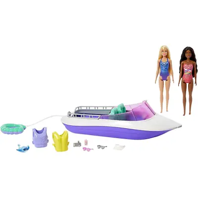 Buy Barbie Mermaid Power Playset With 2 Dolls & 18in Floating Boat New Kids Toy • 32.99£