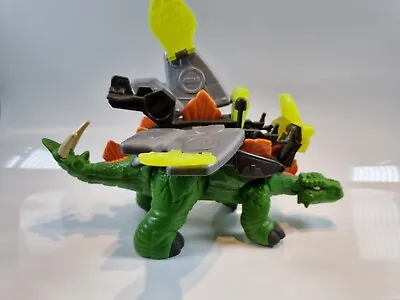 Buy Fisher Price Imaginext Stegosaurus Dinosaur Playset & Figure Battle Armour 2012 • 9.99£