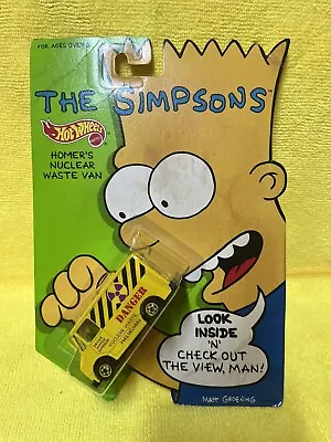 Buy Original 1990 Hot Wheels - The Simpsons - Homer`s Nuclear Waste Van • 14.99£