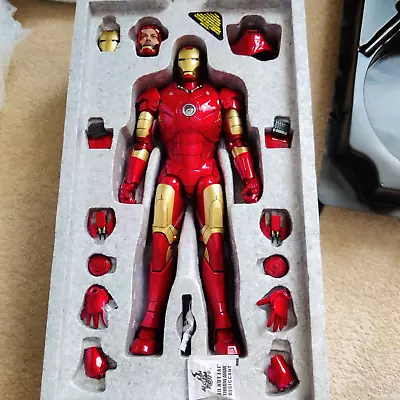 Buy Hot Toys 1/6 Iron Man 1 Mark 3 MK III Movie Masterpiece Diecast MMS256-D07 • 259£