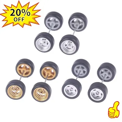 Buy 1/64 Scale Alloy Wheels - Custom For Hot Wheels, Matchbox,, Rubber Tires • 3.23£