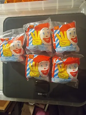 Buy Fisher-price Vintage 1996 Mcdonalds Happy Meal Toys - Lot Of 5 Trains • 15£