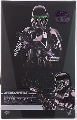 Buy NEW Hot Toys MMS621 Star Wars 1/6th Scale Death Trooper™ - Black Chrome Version • 99.99£