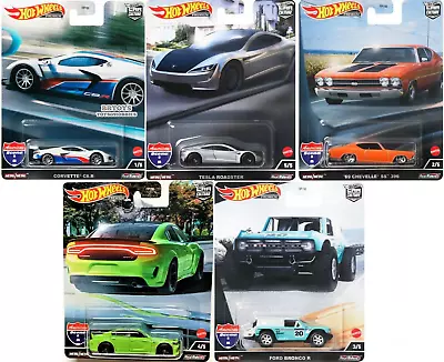 Buy Hot Wheels Mattel Premium Edition Car Culture Real Riders 1:64 - FULL SET OF 5 • 25.99£