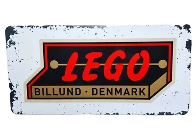 Buy LEGO 5007016 VIP Retro Tin Sign Logo 1950 Tin Limited Edition Sign NEW • 13.76£