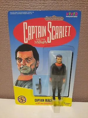 Buy An Extremely Rare New Vintage 1994 Captain Black Spy Captain Scarlet Series . • 40£