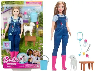 Buy BARBIE DOLL CAREER VET ON THE FARM 65th Anniversary Barbie HRG42 Mattel • 77.91£