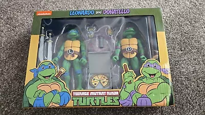 Buy Leonardo And Donatello 2-Pack Teenage Mutant Ninja Turtles TMNT Figure NECA • 79.99£