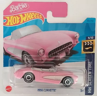 Buy Hot Wheels 2023 1956 Corvette, Barbie, Pink, Short Card.. • 4.99£