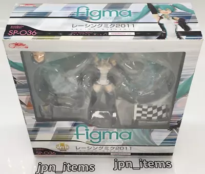 Buy Racing Miku Hatsune Figma SP-036 Vocaloid Figure Open Box Unused From Japan 2011 • 75.08£