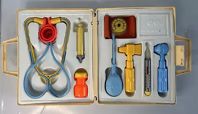 Buy Vintage Fisher Price Medical Kit 1977 UK, Doctors Case Nurses Kit COMPLETE VGC • 19.99£