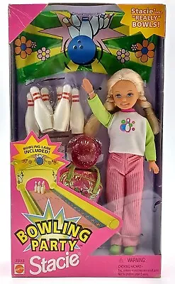 Buy 1998 Bowling Party Stacie - Sister Of Barbie Doll / Mattel 22013, NrfB • 71.82£