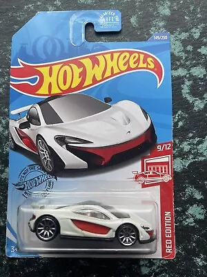Buy 2020 Hot Wheels McLAREN P1 #149 White EXOTIC TARGET RED EDITION USA Exclusive • 19.50£