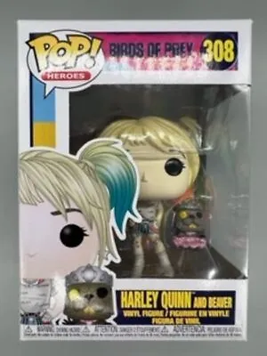 Buy Funko POP #308 Harley Quinn (and Beaver) - DC Birds Of Prey Damaged Box • 17.99£