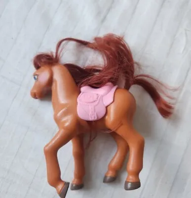 Buy Fisher Price Loving Family Dollhouse Brown Horse Haley Comet Pink Saddle • 14.99£
