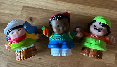 Buy Bundle Fisher Price Mattel Little People  Vintage 3 Figures 2001-2003 • 10£