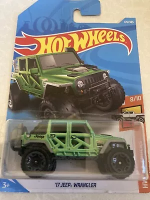 Buy Hot Wheels '17 Jeep Wrangler, Green Long Card Combine Post • 2.50£