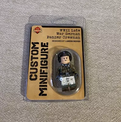 Buy Brickmania WW2 German Late War Panzer Crewman Lego Minifigure • 48.21£
