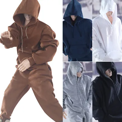 Buy 1/6 Scale Hoodie Pants Male Body Clothes For 12  Phicen Hot Toys Men Figure Doll • 19.77£