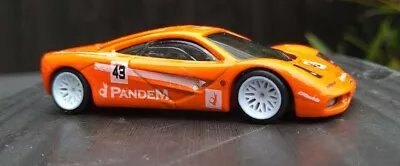 Buy McLAREN F1 In Orange PANDEM By Hot Wheels Modified Metal Bade Real Riders  1:64 • 1.04£