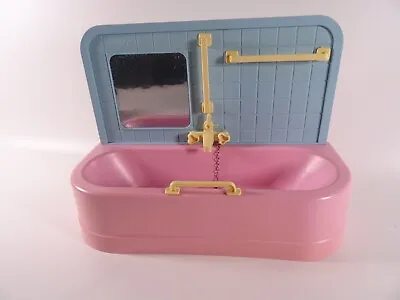 Buy Vintage Petra Plasty Furniture Lundby Bathtub Fits Barbie Dolls Rarity (13010) • 20.54£