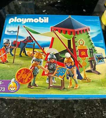 Buy Playmobil 4273 - Complete Roman Soldiers Tent Scene • 16£