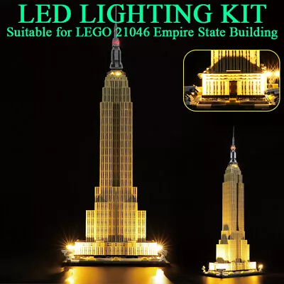 Buy LED Light Kit For LEGO 21046 Architecture Empire State Building With Instruction • 19.15£