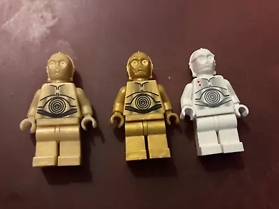 Buy Star Wars Lego Mini Figure Rare K-3P0 SW0156, C3PO GOLD C3PO PEARL BUNDLE • 25£