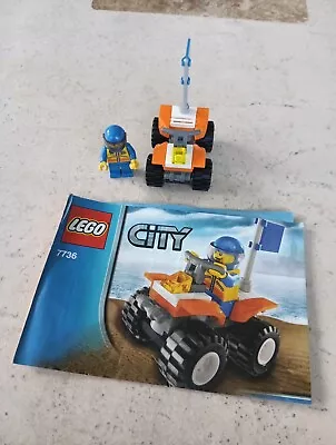 Buy Lego City 7736 Coast Guard Quad Bike • 0.99£