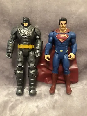 Buy Mattel 2015 DC Batman V Superman: Dawn Of Justice Battle Armor Batman 6  Figures • 12.99£
