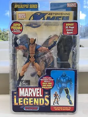 Buy Marvel Legends Apocalypse Series Toy Biz X-Men Wolverine Figure 2005 New In Box • 30£