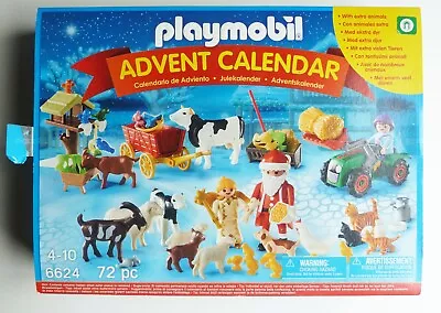 Buy Playmobil 6624 Christmas / Farm Advent Calendar USED With Box / Complete • 17.99£