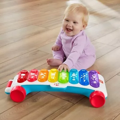 Buy Fisher-Price Giant Light-Up Xylophone! With 60+ Songs, Sounds & Phrases FUN • 38.99£