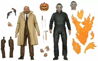 Buy NECA Halloween 2 Myers & Dr Loomis 2 Pack BOXSET 7  Action Figures US Exclusive • 77.59£