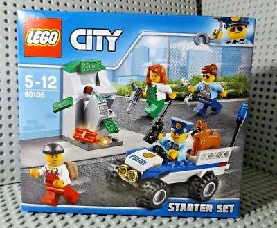 Buy LEGO  60136: Police Starter Set - FOUR MINI FIGS & POLICE DOG - REF 741x • 10.95£