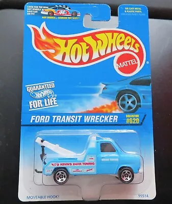Buy *** Super-rare Carded 1996 Issue Hot Wheels Ford Transit Wrecker - Superb • 22£