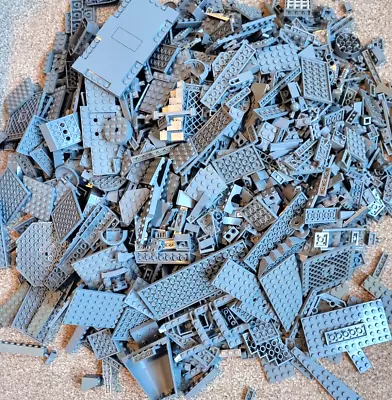 Buy 500g 1/2KG Dark Grey Lego Bricks/Tiles, Parts MOC Star Wars City Bundle • 12.99£