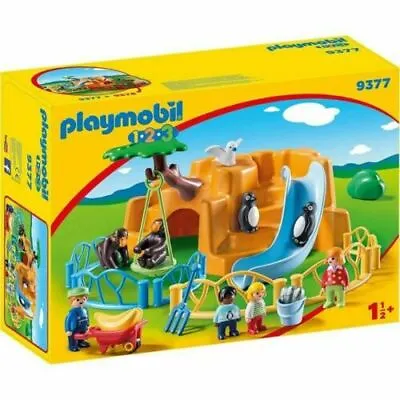 Buy Playmobil 1.2.3 Zoo Penguin Enclosure Set 27 Pieces 1 1/2+ Brand New 9377 • 39.95£